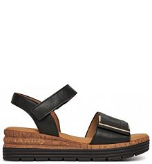 Sandały na koturnie Gabor czarne 