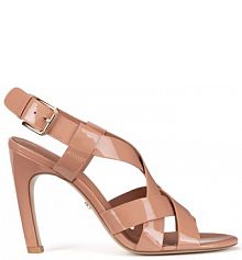 Sandały na słupku GINO ROSSI beżowe 