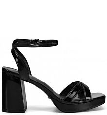 Sandały na słupku DeeZee czarne 