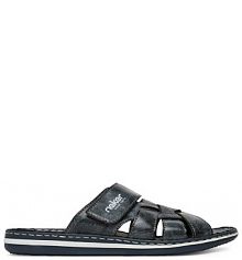 Klapki Rieker granatowe męskie 