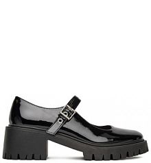 Półbuty na obcasie DeeZee czarne damskie 