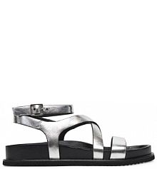 Sandały Tamaris srebrne damskie 