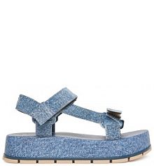 Sandały na koturnie Melissa niebieskie 