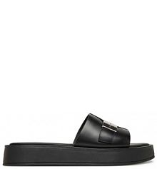 Klapki Calvin Klein czarne damskie 