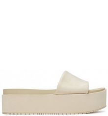 Klapki Calvin Klein Jeans écru damskie 