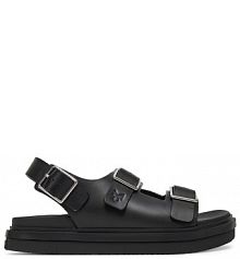 Sandały Calvin Klein Jeans czarne damskie 