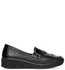 Półbuty Rieker czarne damskie 