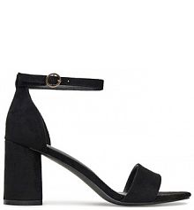 Sandały na słupku JENNY czarne 