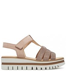 Sandały na koturnie Gabor beżowe 