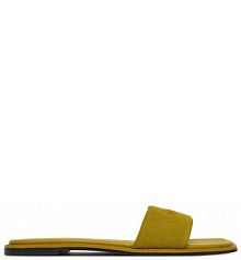 Klapki Calvin Klein zielone damskie 