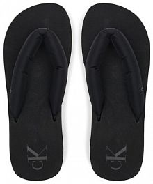 Japonki Calvin Klein Jeans czarne damskie 