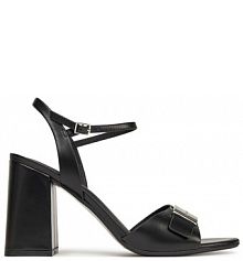 Sandały na słupku Calvin Klein czarne 