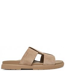 Klapki Calvin Klein brązowe męskie 