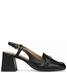 Sandały na słupku Geox czarne 