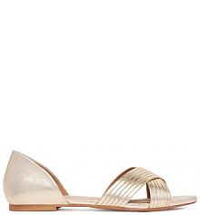 Sandały Clara Barson złote damskie 