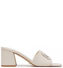 Klapki Guess écru damskie 