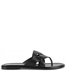 Klapki GINO ROSSI czarne damskie 