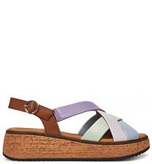 Sandały na koturnie Gabor kolorowy 