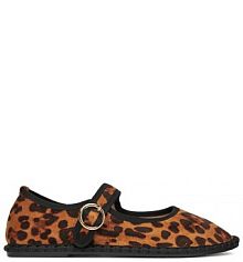 Baleriny JENNY brązowe damskie 