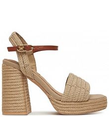 Espadryle Tommy Hilfiger beżowe damskie 