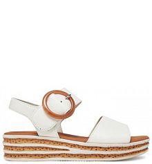 Sandały na koturnie Gabor białe 