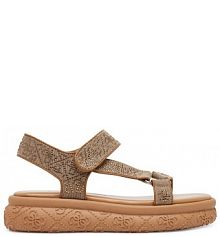 Sandały Guess brązowe damskie 