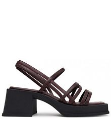 Sandały na słupku Vagabond Shoemakers bordowy 