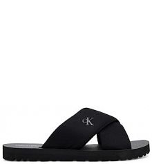 Klapki Calvin Klein Jeans czarne męskie 