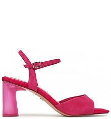 Sandały na słupku Tamaris różowe 