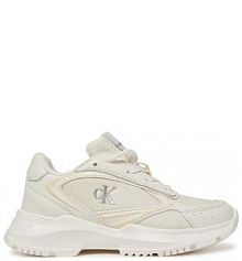 Sneakersy Calvin Klein Jeans białe dziecięce 