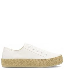 Espadryle DeeZee białe damskie 