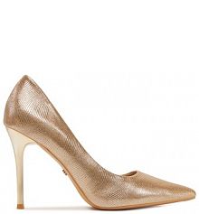 Szpilki DeeZee złote 