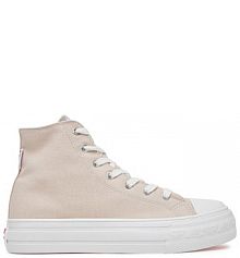 Trampki wysokie Roxy beżowe damskie 