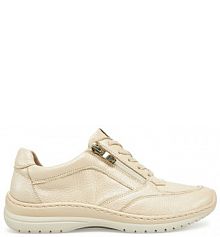 Sneakersy Caprice écru damskie 