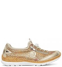 Sneakersy Rieker beżowe damskie 