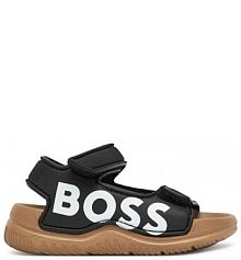 Sandały BOSS czarne dziecięce 