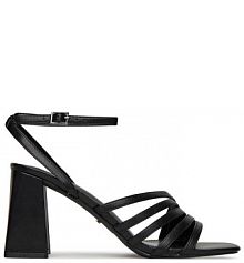 Sandały na słupku DeeZee czarne 