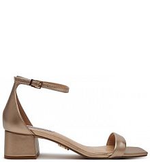 Sandały na słupku Steve Madden złote 