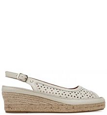 Sandały na koturnie Pikolinos białe 