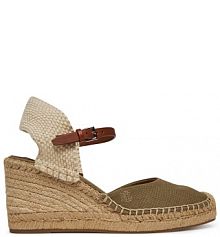 Espadryle LAUREN RALPH LAUREN khaki damskie 