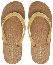 Japonki Calvin Klein Jeans beżowe męskie 