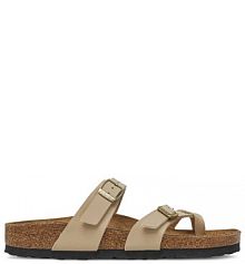 Japonki Birkenstock beżowe damskie 