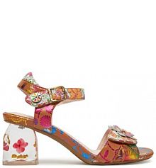 Sandały na słupku Laura Vita kolorowy