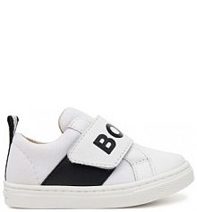 Sneakersy BOSS białe dziecięce 