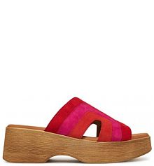 Klapki Gabor czerwone damskie 