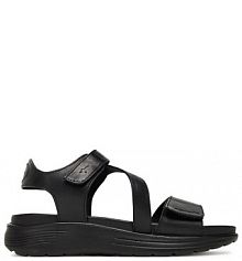 Sandały na koturnie Tamaris czarne 