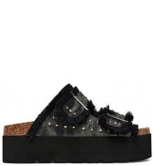 Klapki DeeZee czarne damskie 