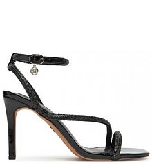 Sandały na szpilce Nine West czarne 