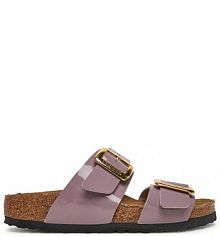 Klapki Birkenstock beżowe damskie 