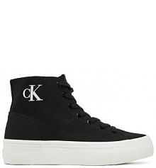 Trampki wysokie Calvin Klein Jeans czarne damskie 